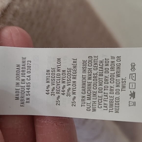 Aerie Soft Beige/Creamy Tan Oversized Ribbed Sweater size Small - Picture 8 of 10